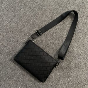 2026 New Clutch European And American Business Envelope Shoulder Wallet Soft Leather Men’s Crossbody Bag