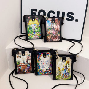 Phone For Women 2026 New Korean Style Cute Versatile Shoulder Small Crossbody Zipper Key Bag Coin Purse