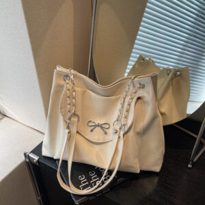 2026 New Trendy Large‑Capacity Commuter Tote Bag, Fashion Versatile Chain Shoulder Bag Multi‑use Backpack For Women