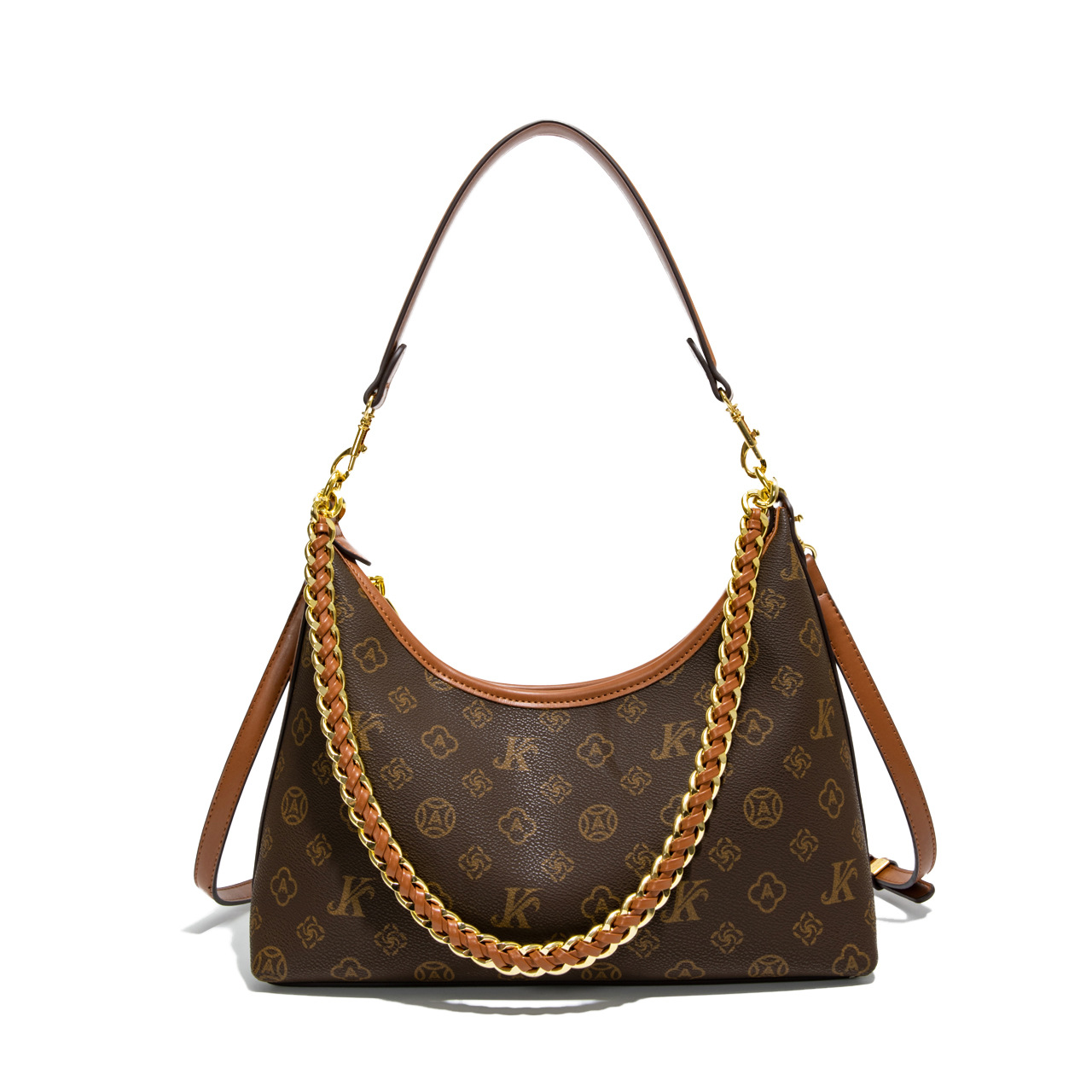 Chic Juliet Women's Fashion Chain Shoulder Retro Commuter Underarm Style Versatile Simple Crossbody Tote Bag - Image 4