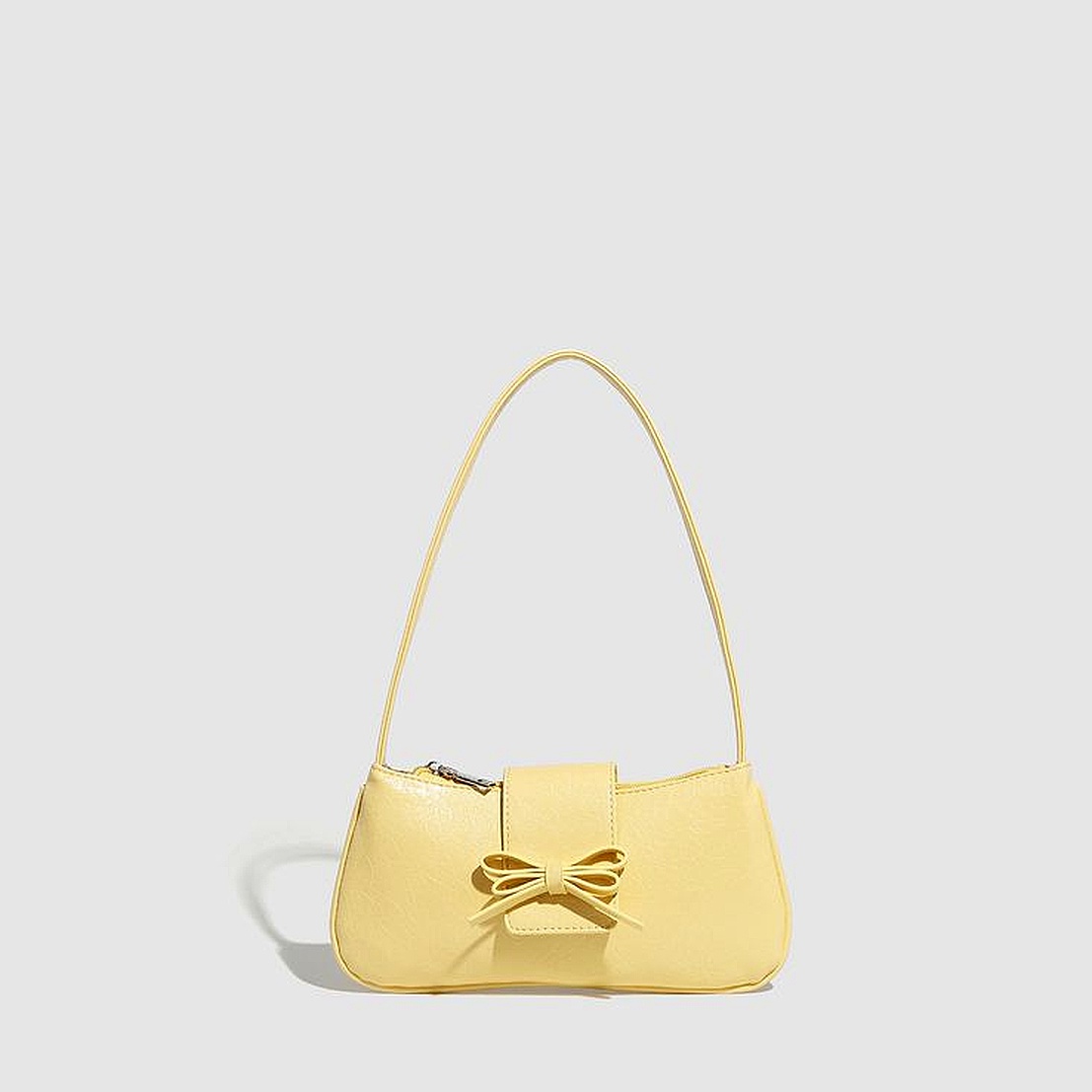 Shoulder With Butterfly Accent And Top Handle In Soft PU For Everyday Elegance Mini Square Clutch , Handbag, Women's - Image 6