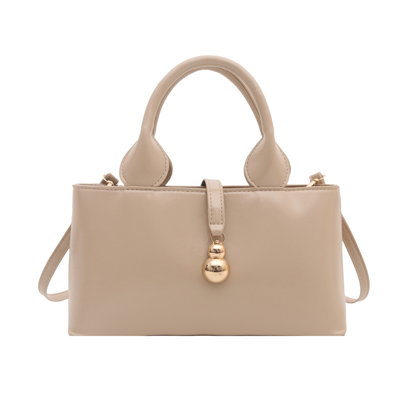 Small Square Handbag Women Textured Light Luxury Shoulder Commuter Crossbody Bag For Winter - Image 7