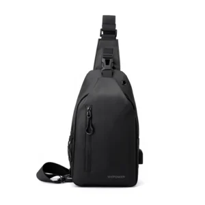 Fahion Man Small Chet Bag Phone Pocket Cro Body Shoulder Fanny Pack Male Handbag Outdoor Neck Side Crobody Gym
