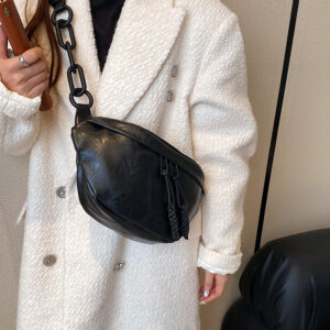 Crossbody Bags Purse for Women Crescent Shoulder Hobo Purses Vegan Leather Handbag with Adjustable Guitar Strap