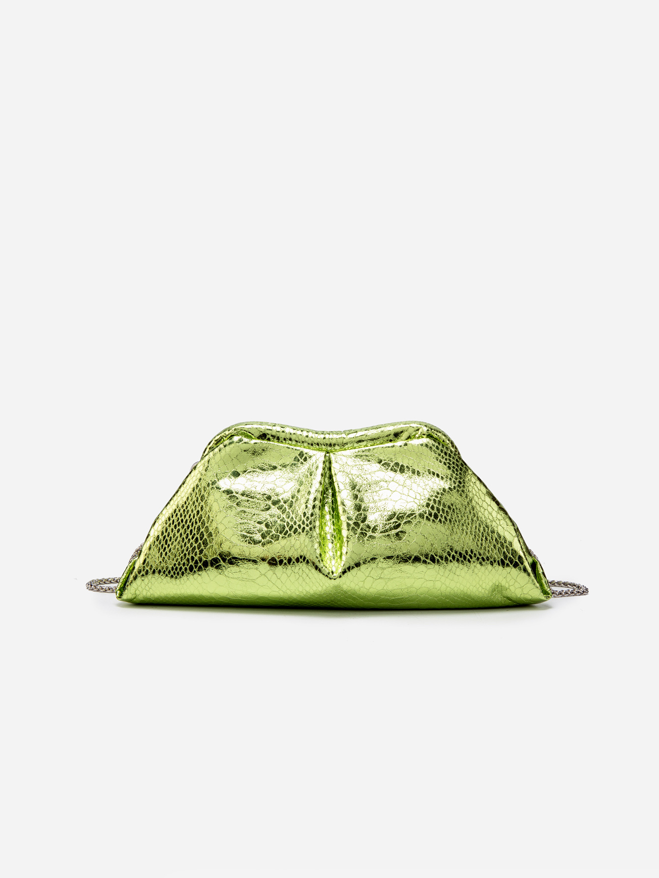 Snake Pattern Chain Shoulder Cloud Clip E Commerce Women's Evening Clutch Bag - Image 3
