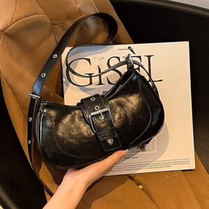 New Summer Vintage-style Fashion Underarm Bag, Unique Design With A High-quality Feel, Crescent-shaped Minimalist Casual