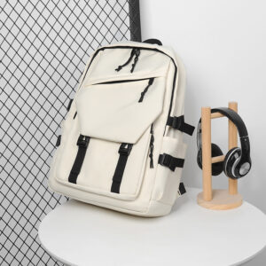 Fashionable minimalist couple backpack, backpack