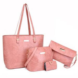 Bags For Women Fashionable Large Capacity Women’s Four Piece Set One Shoulder Handbag Messenger Bag
