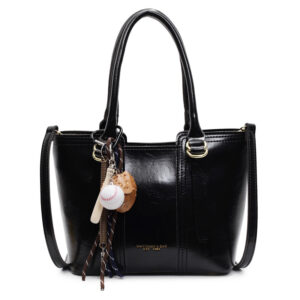 Stylish Retro Shoulder Bucket Bag For Women – Medium Size, PU Leather, Versatile Crossbody & Handbag With Detachable