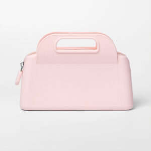 New Women’s Handbag With Waterproof Zipper Silicone Makeup Bag Clutch Trendy Versatile Fashionable Texture