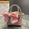 Green pink (with bow)