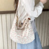 Pink small floral with lining)