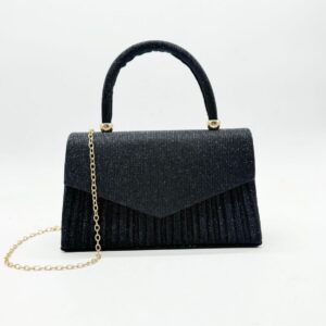 Pleated Strip Wedding Straight Dress Women’s Handheld Evening Bag