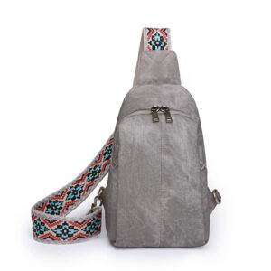 New casual for women, retro outdoor travel wide shoulder strap crossbody women’s chest bag, waist bag