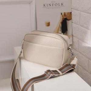 Trendy 2026 New Solid Color PU Crossbody Women’s Ladies’ Shoulder Small Square Bag
