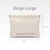 Milk apricot white large