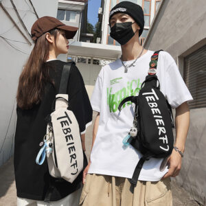 Korean Fashion Trendy Brand Crossbody Casual Sports Large Capacity Shoulder Unisex Chest Bag