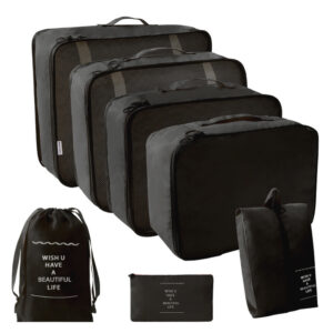 Seven Piece Clothes Portable Large Capacity Suitcase Classification Storage Clothing Bag Travel