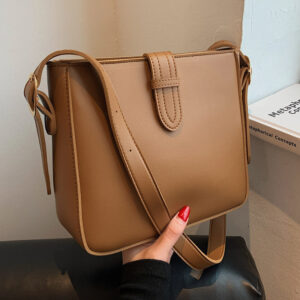 This year’s popular 2026 new fashion texture high-end women’s bucket all-match shoulder messenger bag