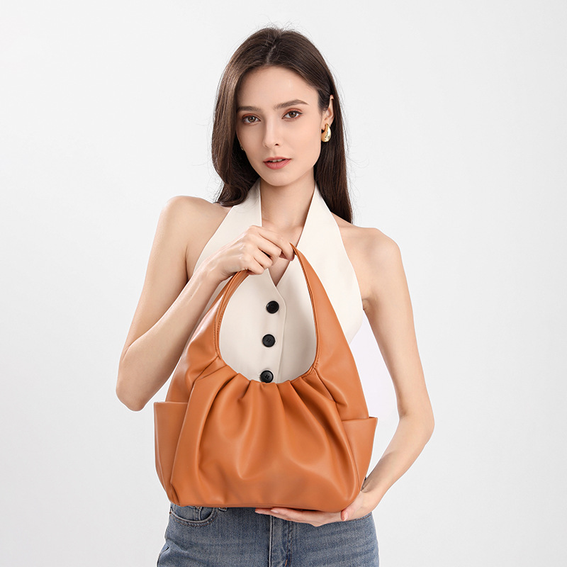 New 2026 Summer Niche Handbag Clutch Wrinkled Texture Cloud Fashion Horn Large Women's Bag - Image 8