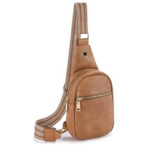 New hoof flower woven belt shoulder leather crossbody waist women’s fashionable small chest bag, showing temperament