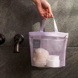 2026 Mesh Makeup Toiletry Storage Bags Handbags Portable Travel Washing Body Shower Tools Hanging Cosmetic Organizer
