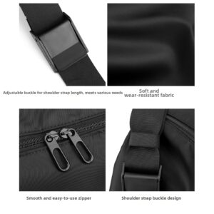 Men’s Lightweight Water Resistant Shoulder Large Capacity Bag For Students Sports Leisure Women’s Fitness Travel