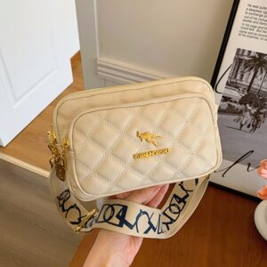 Elegant Quilted Crossbody Women – Stylish PU Mini Shoulder Bag With Zipper Closure, Compact & Versatile For Daily Use