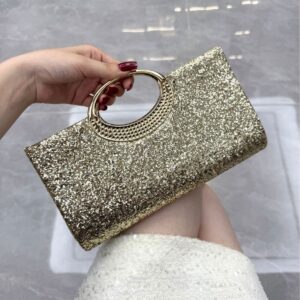 New Dinner Party Bag Shiny Banquet Handbag Dress