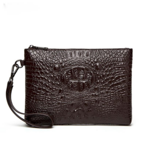 2026 New Men’s Crocodile Briefcase Fashionable Large Capacity Organizer, Trendy Handbag for Young Professionals &
