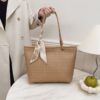 Khaki color with a free scarf