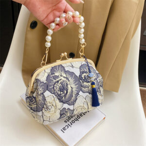Finished Chinese Style Cheongsam Evening Mini Handbag Crossbody Three-in-One Exquisite High-Quality Bag Gift
