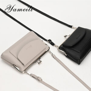 2026 new mobile phone crossbody large capacity shoulder Fashion women’s Korean fresh solid color dinner bag