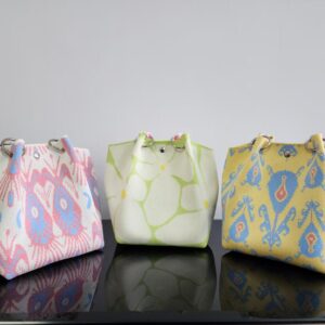 New INS Niche Knitted Summer Travel Handbag Coin Purse Korean Style Street Fashion Bucket Makeup Bag
