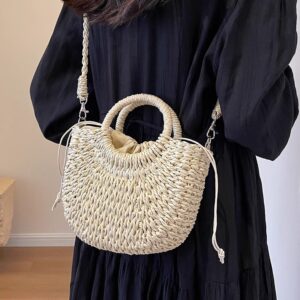 Large Capacity Straw For Women 2026 New Trend Woven Vacation Style Beach Versatile Shoulder Crossbody Bag