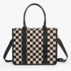 Large plaid black