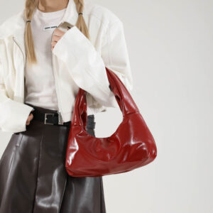 High-End Sweet Cool Hot Girl Single Shoulder For Women 2026 New Fashion Personality Rivet Internet Celebrity Bow