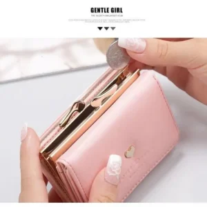 Free Shipping Designer New Women’s Short Coin Purse Korean Style Female Student Mini Cute Foldable Small Wallet