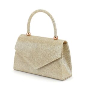 Women’s Wedding Handheld Clutch Japanese Style Pleated Evening Bag