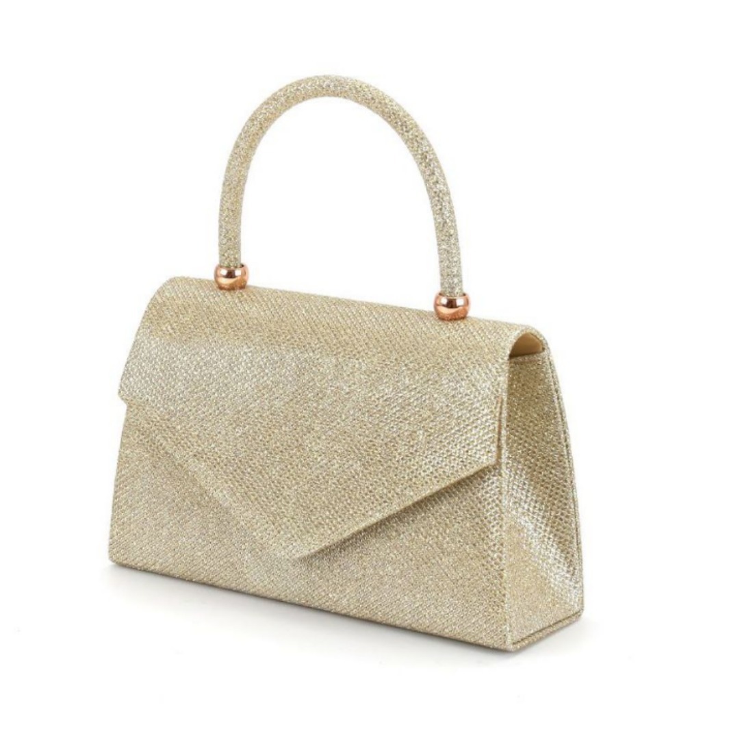 Women's Wedding Handheld Clutch Japanese Style Pleated Evening Bag - Image 2