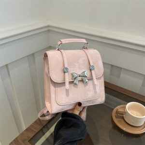 Cross-border Korean-style Elegant Casual Butterfly Handbag Backpack For Women, New Niche Design Shoulder And Crossbody