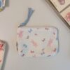 White background pink bunny