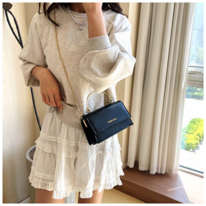 Highly Stylish Chain Bag For Women, Simple And Elegant Crossbody Small Square Handbag, French Niche Shoulder Bag,