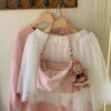 Pink with two shoulder straps