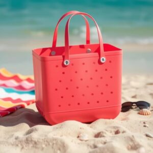 EVA Hole Handheld Waterproof Travel Bag Women Washable Suitable For Sports Beach Market Swimming Pool
