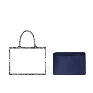 Luxury Satin Liner Organizer Tote Bags – Breathable Silk Insert With Multiple Compartments For Cosmetics And Essentials