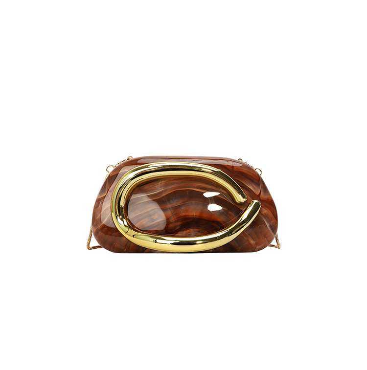 New Light Metal One Shoulder Crossbody Chain Ladies Mini Fashion Wedding Dinner Clutch Bag - Image 13