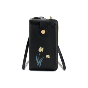 Flower mini vertical Women’s crossbody Mobile phone 2026 new small bag wallet for mobile phones