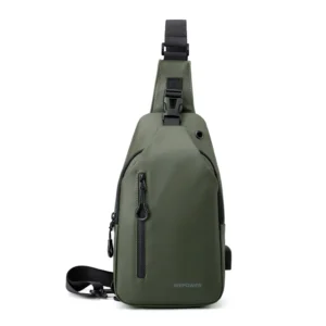 Fahion Man Small Chet Bag Phone Pocket Cro Body Shoulder Fanny Pack Male Handbag Outdoor Neck Side Crobody Gym