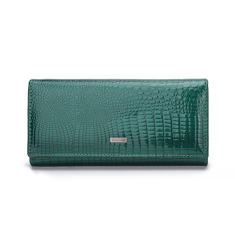 Fashion Magnetic Zippered Women's PU Leather Wallet (Long Version) - Image 8
